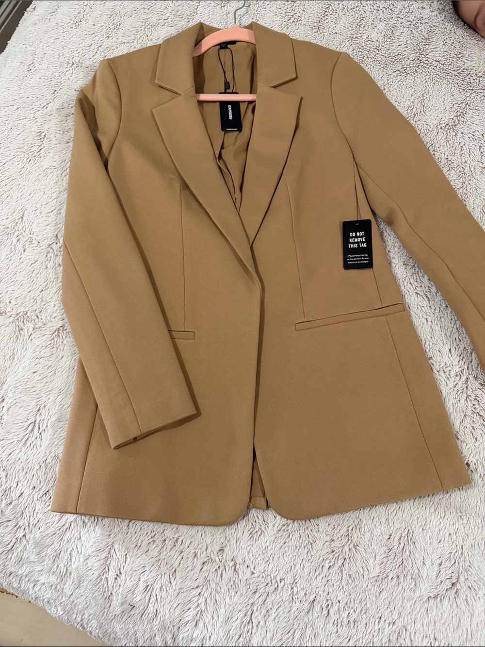 Express Women's Camel Blazer Jacket